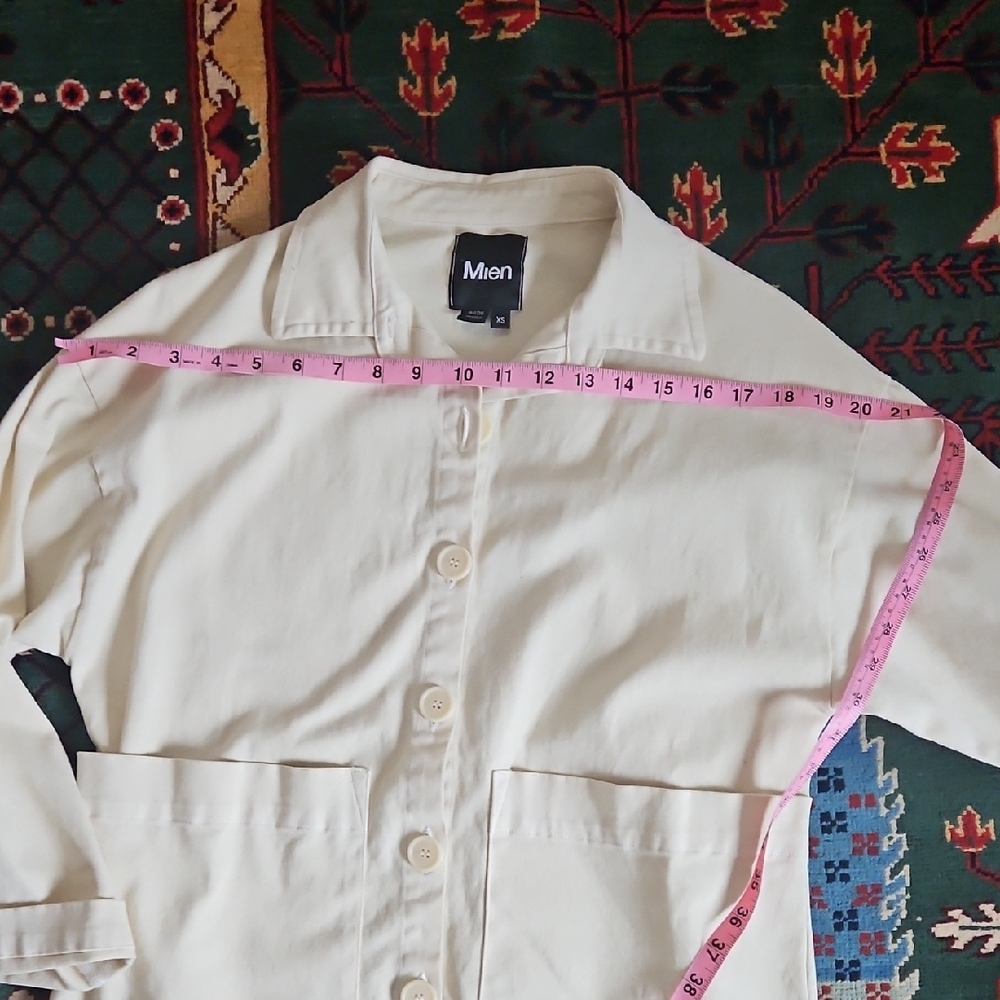 Cream Button-Up Jacket - Picture 5 of 7